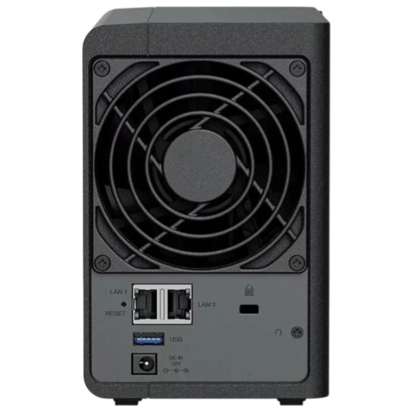 Сетевое хранилище Synology DS225+ Черный photo 3