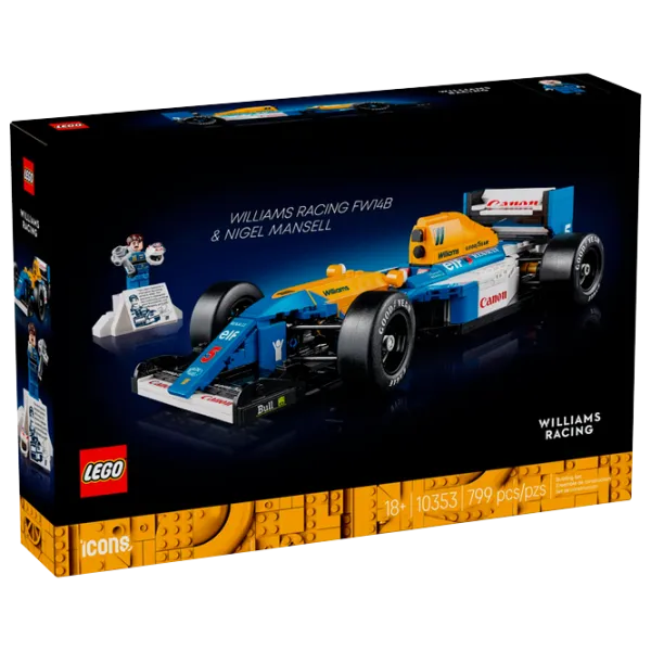 Constructor LEGO Williams Racing FW14B & Nigel Mansell Mașină/ Blue photo 1