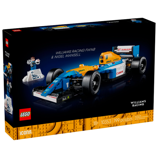 Constructor LEGO Williams Racing FW14B & Nigel Mansell Mașină/ Blue photo 1