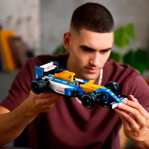 Constructor LEGO Williams Racing FW14B & Nigel Mansell Mașină/ Blue photo 4