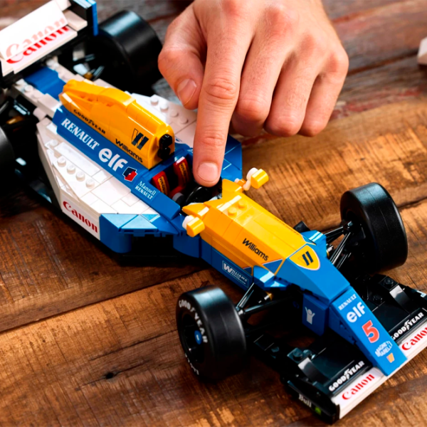 Constructor LEGO Williams Racing FW14B & Nigel Mansell Mașină/ Blue photo 9