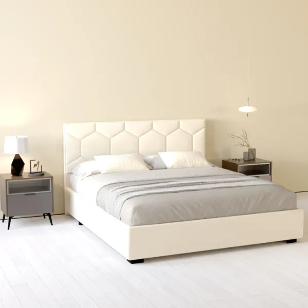 Кровать My-Style my-Dora 120 x 200 см / Фанера / Светло-Бежевый photo 5