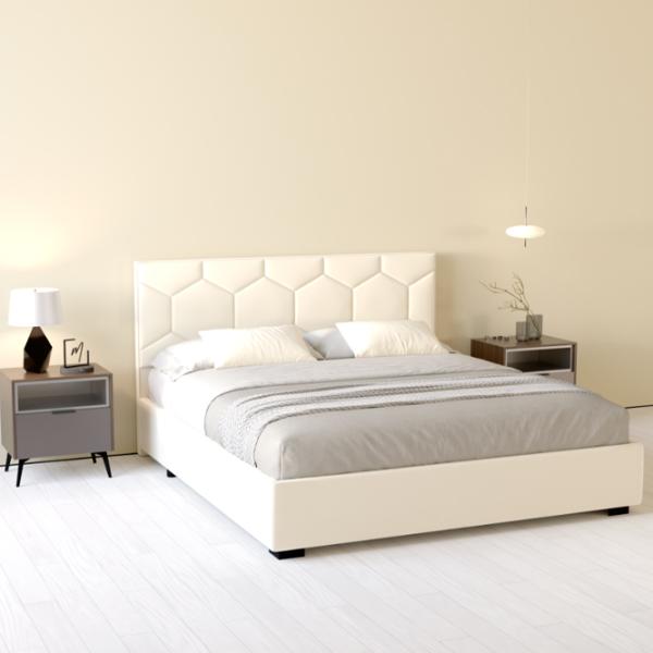 Кровать My-Style my-Dora 120 x 200 см / Фанера / Светло-Бежевый photo 5