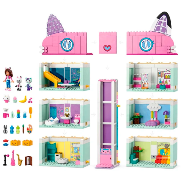 Constructor LEGO Gabby's Dollhouse Clasic/ Pink photo 5