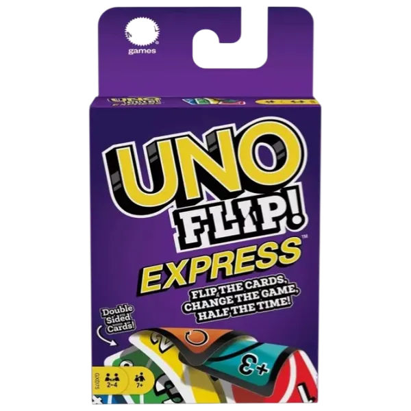 Joc de masă Mattel Flip Express 7+/ Uno photo 1