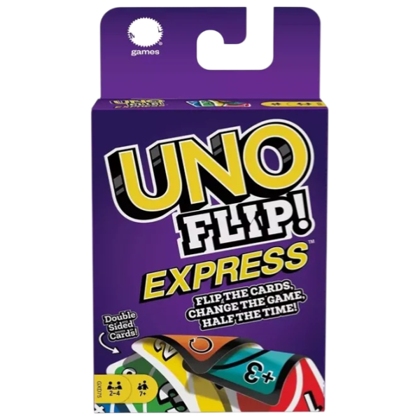 Joc de masă Mattel Flip Express 7+/ Uno photo 1