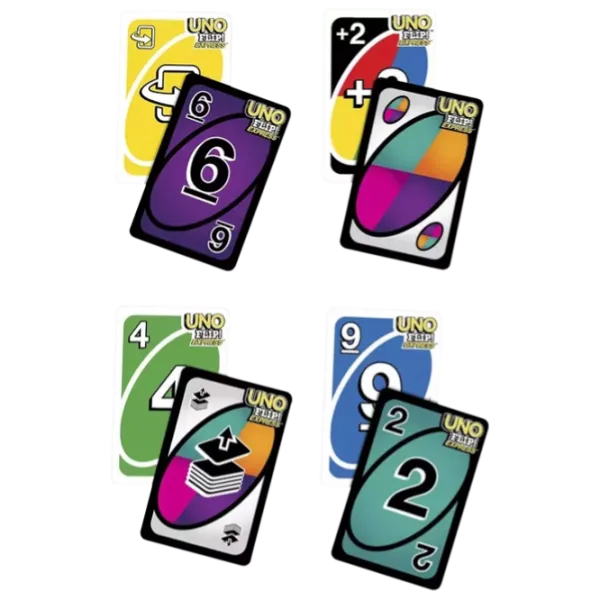 Joc de masă Mattel Flip Express 7+/ Uno photo 2