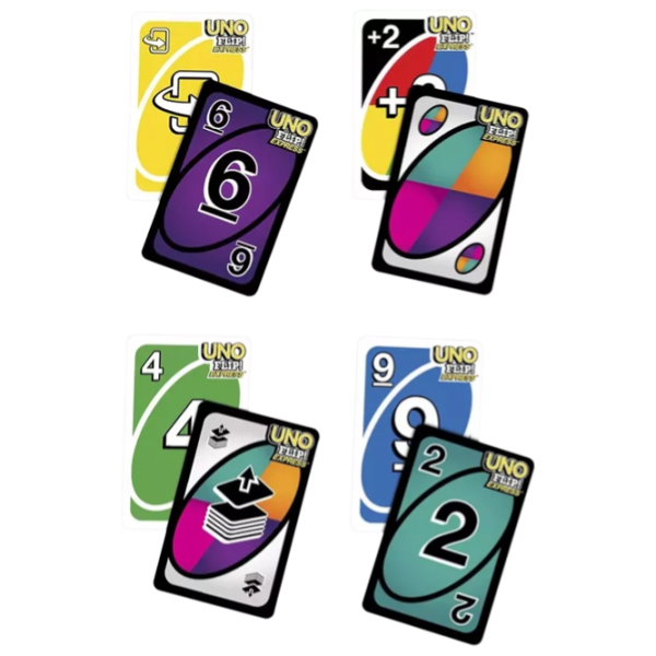 Joc de masă Mattel Flip Express 7+/ Uno photo 2