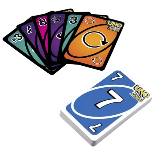 Joc de masă Mattel Flip Express 7+/ Uno photo 4