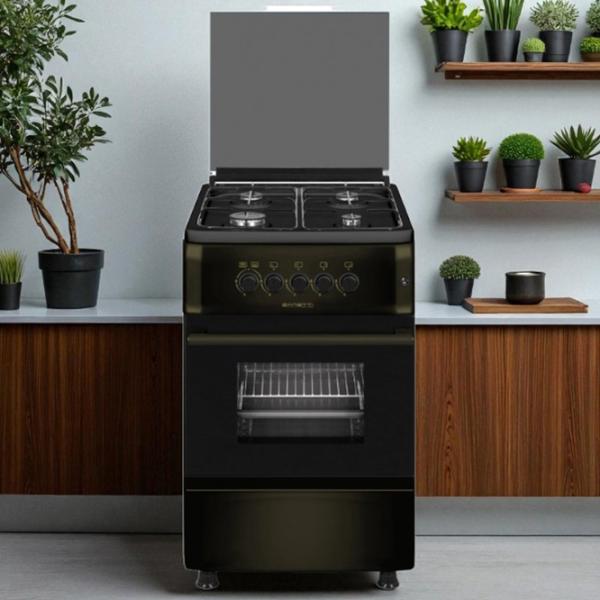 Aragaz Zanetti Z5000 E Pe gaz/ Bronze/ Black photo 4