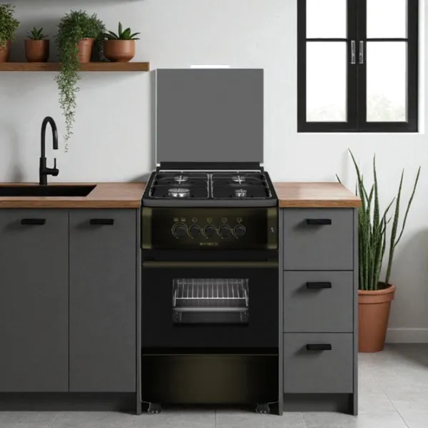 Aragaz Zanetti Z5000 E Pe gaz/ Bronze/ Black photo 5