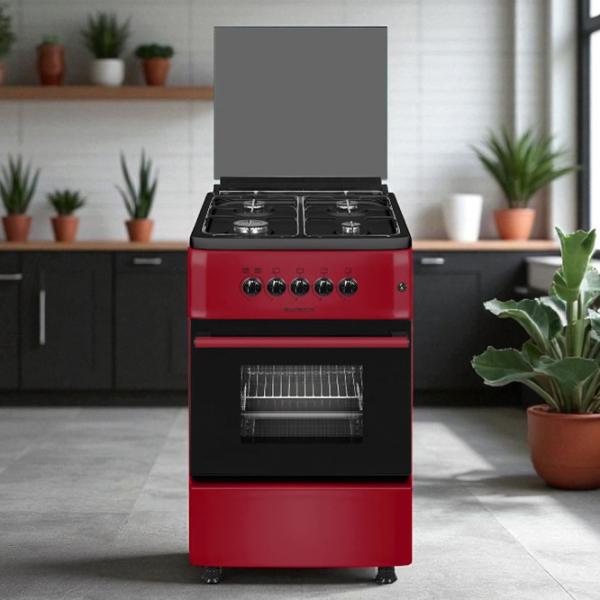 Aragaz Zanetti Z5000 G Pe gaz/ Bordo/ Black photo 2