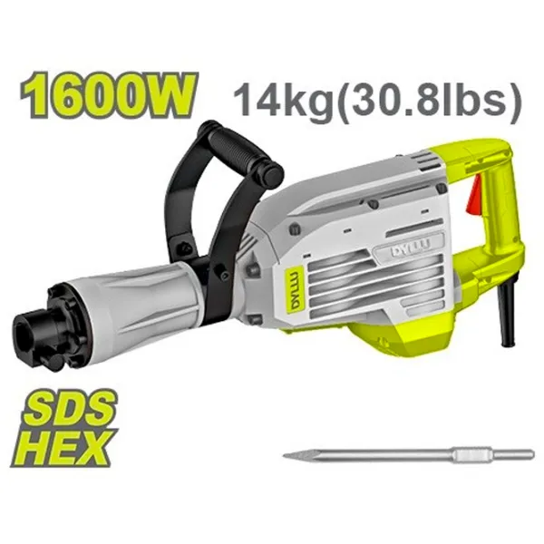 Ciocan demolator DYLLU DTDB1D80 1600 W / Green photo 3