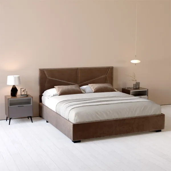 Кровать My-Style my-Vera 200 x 200 см / Фанера / Тёмно-коричневый photo 3