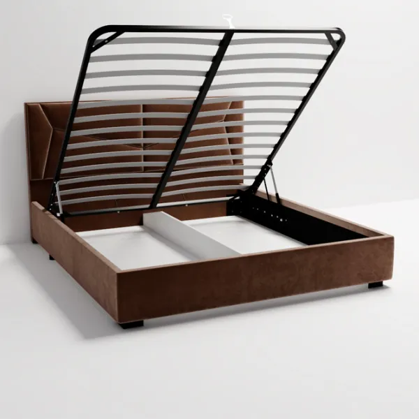 Кровать My-Style my-Vera 200 x 200 см / Фанера / Тёмно-коричневый photo 6