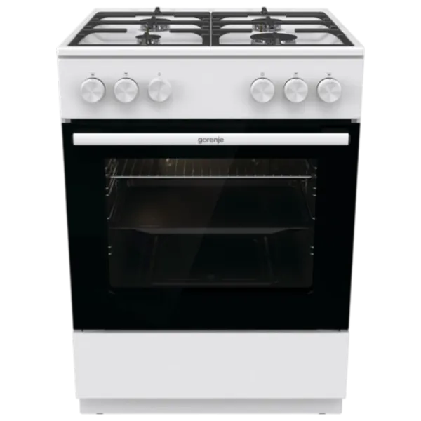 Плита Gorenje GG6A10WFFM Газовая/ Белый/ Черный photo 1