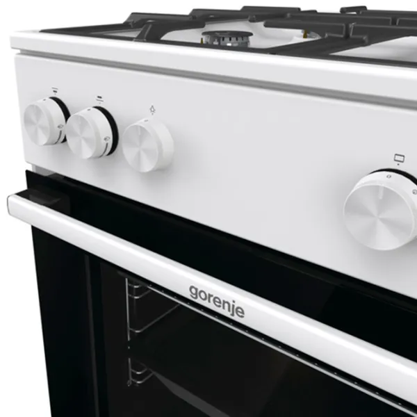 Плита Gorenje GG6A10WFFM Газовая/ Белый/ Черный photo 7