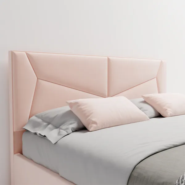 Кровать My-Style my-Vera 200 x 200 см / Фанера / Светло-розовый photo 3