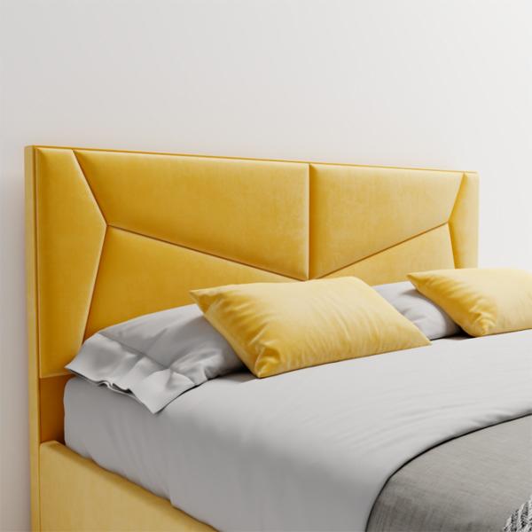 Кровать My-Style my-Vera 200 x 200 см / Фанера / Желтый photo 2