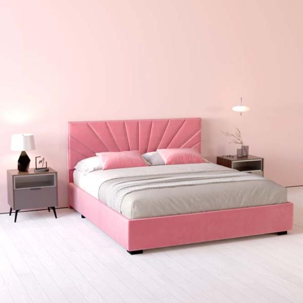 Кровать My-Style my-Anna 140 x 200 см / Фанера / Розовый photo 5