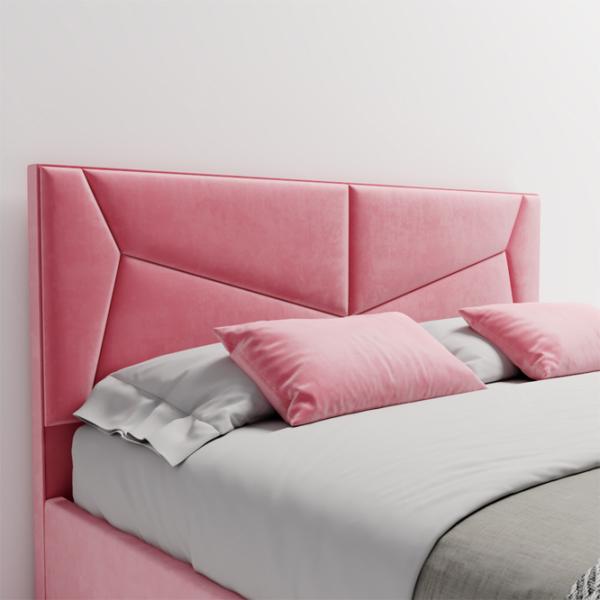 Кровать My-Style my-Vera 200 x 200 см / Фанера / Розовый photo 2