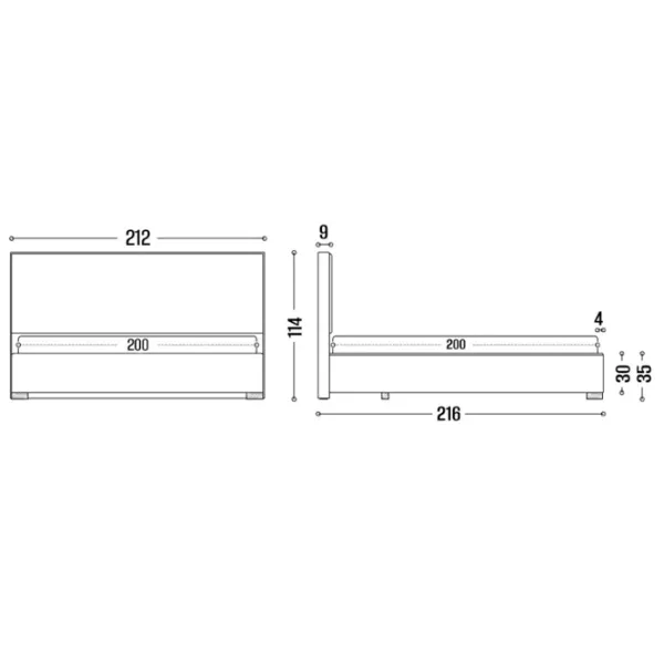 Кровать My-Style my-Vera 200 x 200 см / Фанера / Розовый photo 7