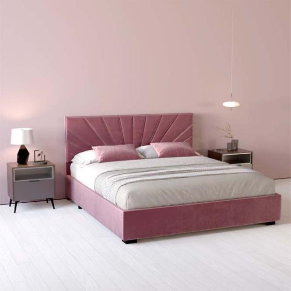 Кровать My-Style my-Anna 200 x 200 см / Фанера / Фиолетовый photo 5