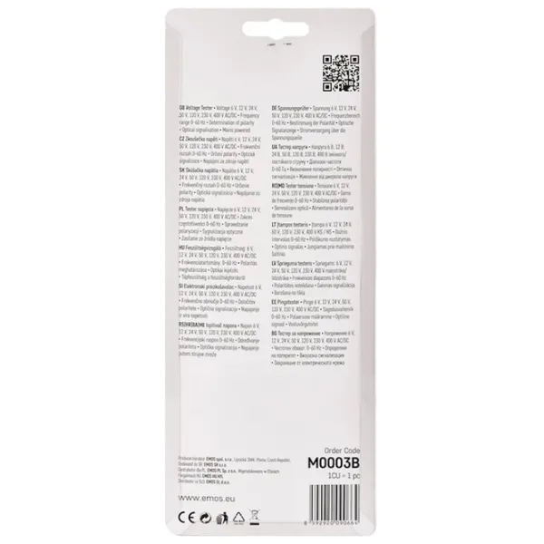 Tester de tensiune EMOS VT-211 Metal / 400 V photo 4