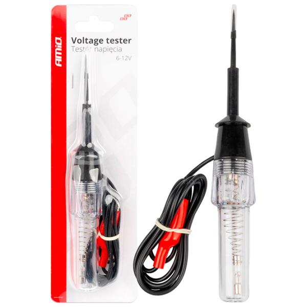 Tester de tensiune Amio Alligator Metal / 6 - 12 V photo 1
