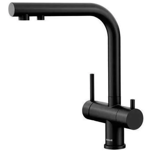 Baterie pentru bucătărie Blanco Fontas II Mono comandă / Pivotantă / Alamă / Black photo 1