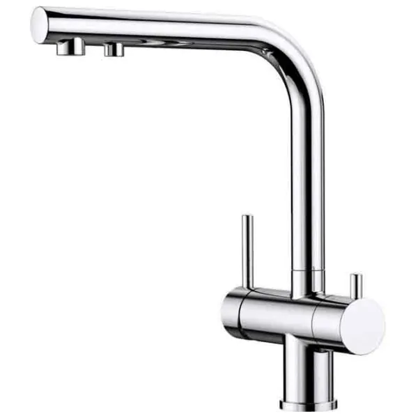 Baterie pentru bucătărie Blanco Fontas II Mono comandă / Pivotantă / Alamă / Inox photo 1