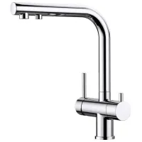 Baterie pentru bucătărie Blanco Fontas II Mono comandă / Pivotantă / Alamă / Inox