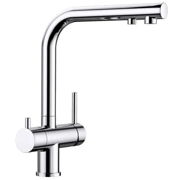 Baterie pentru bucătărie Blanco Fontas II Mono comandă / Pivotantă / Alamă / Inox photo 2