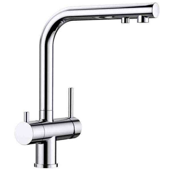 Baterie pentru bucătărie Blanco Fontas II Mono comandă / Pivotantă / Alamă / Inox photo 2