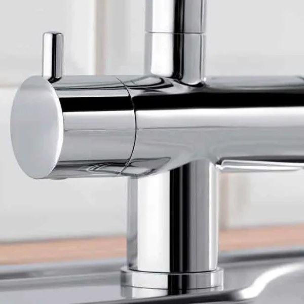 Baterie pentru bucătărie Blanco Fontas II Mono comandă / Pivotantă / Alamă / Inox photo 3