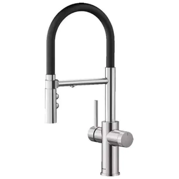 Baterie pentru bucătărie Blanco Catris-S Flex Mono comandă / flexibil / Alamă / Inox photo 1