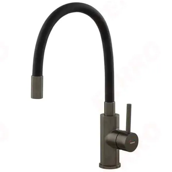 Baterie pentru bucătărie Ferro BZA4BSSGM Mono comandă / extractibilă / Alamă / Black photo 1