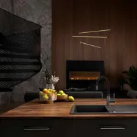 Смеситель для кухни Ferro BZA4BSSGM Однорычажный / выдвижной / Латунь / Черный photo 4