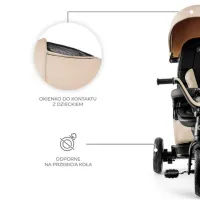Bicicletă KinderKraft EasyTwist / Beige photo 7
