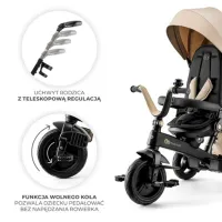 Bicicletă KinderKraft EasyTwist / Beige photo 8