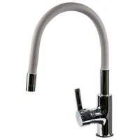 Baterie pentru bucătărie Hydro-S 0400450 Mono comandă / Pivotantă / Alamă / Gray