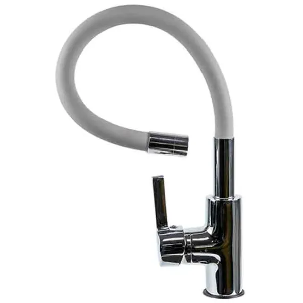 Baterie pentru bucătărie Hydro-S 0400450 Mono comandă / Pivotantă / Alamă / Gray photo 2