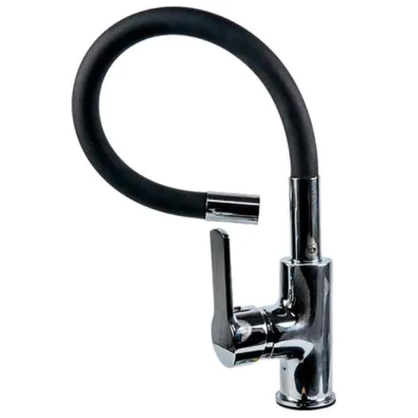 Baterie pentru bucătărie Hydro-S 0400451 Mono comandă / Pivotantă / Alamă / Black photo 2