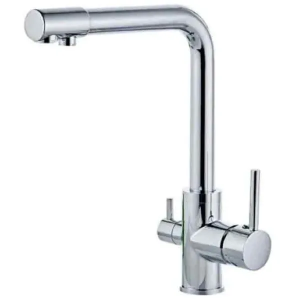 Baterie pentru bucătărie Hydro-S 0400453 Mono comandă / Pivotantă / Alamă / Inox photo 1