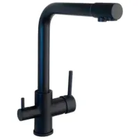 Baterie pentru bucătărie Hydro-S 0400462 Mono comandă / Pivotantă / Alamă / Black