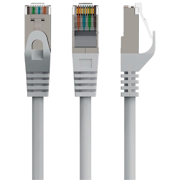 Кабель данных Cablexpert RJ-45 + RJ-45 0.5 м / Серый photo 1