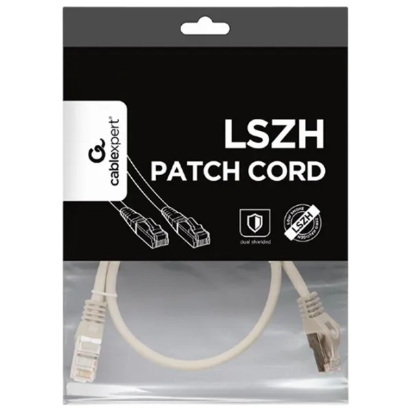 Кабель данных Cablexpert RJ-45 + RJ-45 0.5 м / Серый photo 5