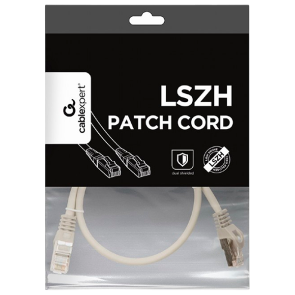 Кабель данных Cablexpert RJ-45 + RJ-45 0.5 м / Серый photo 5