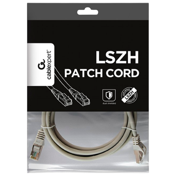 Кабель данных Cablexpert RJ-45 + RJ-45 2 м / Серый photo 5