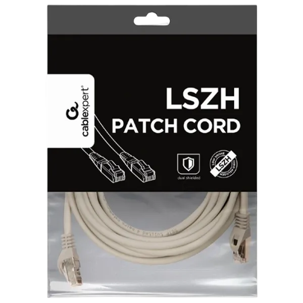 Кабель данных Cablexpert RJ-45 + RJ-45 5 м / Серый photo 5